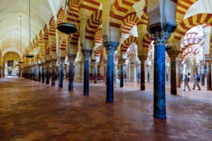 cuantas columnas tiene la mezquita